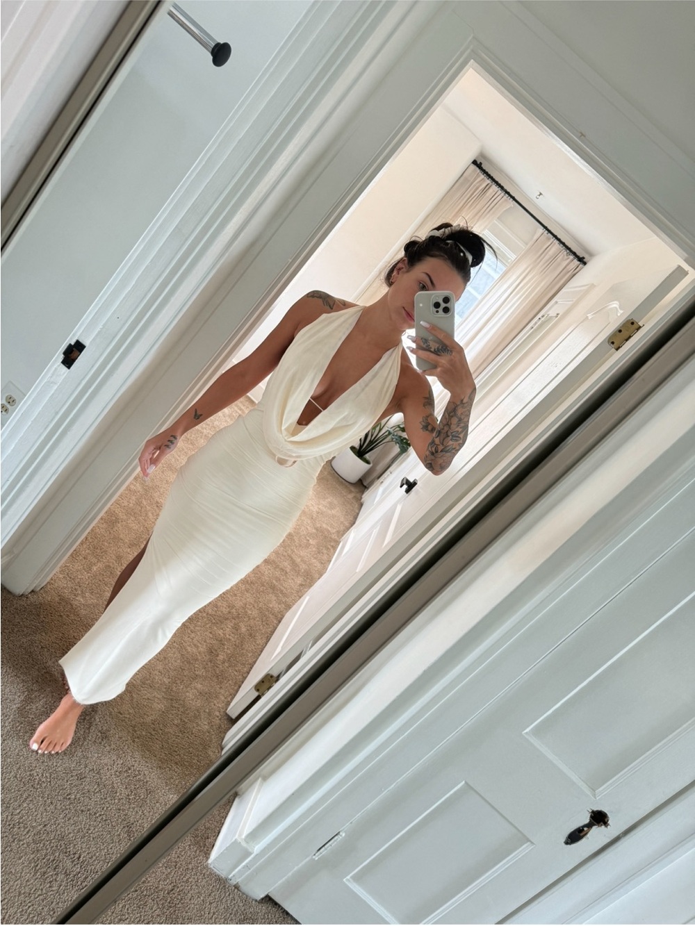 Oh Polly ivory dress